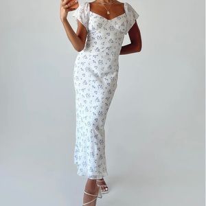 Princess Polly Hera Maxi Dress White Floral